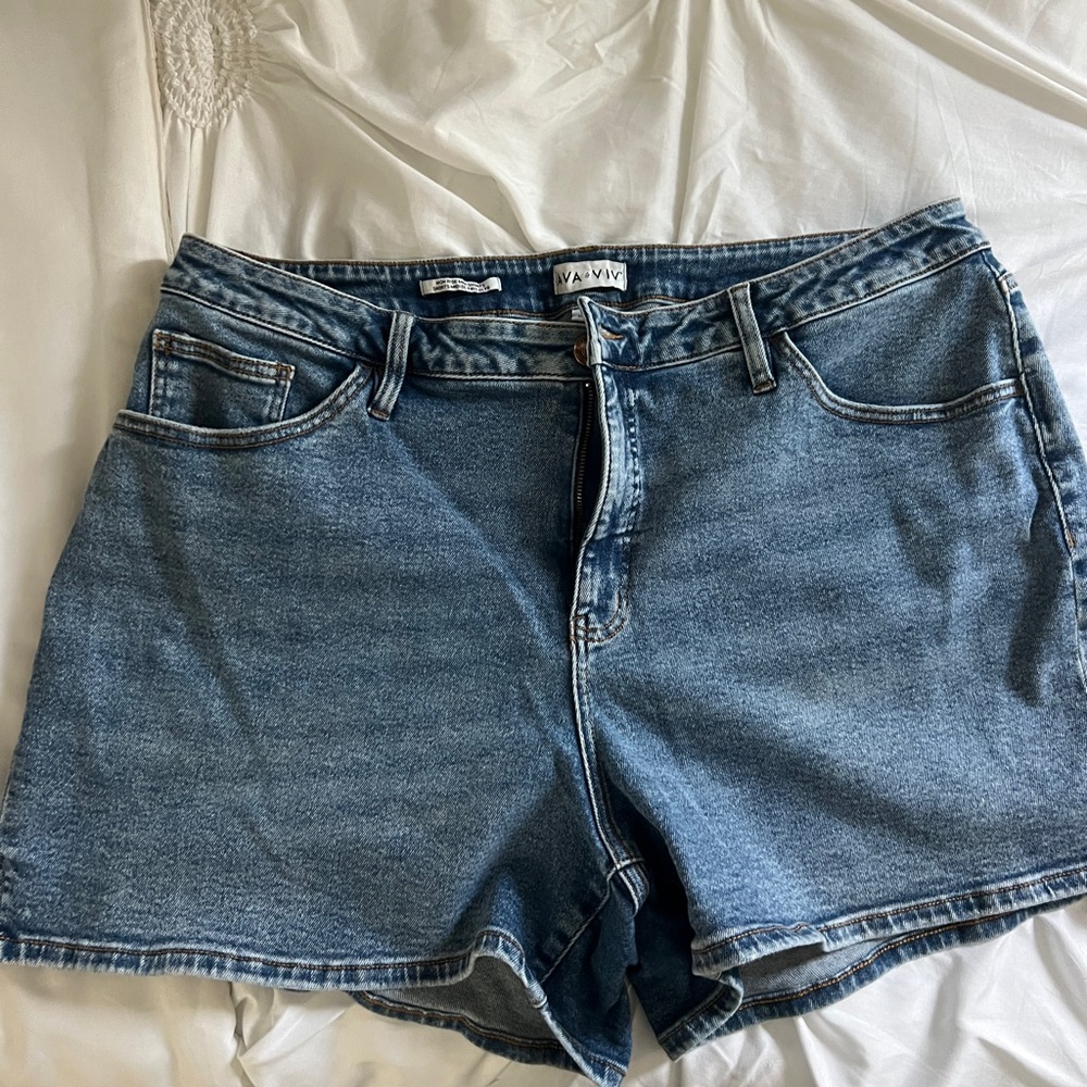 Blue Denim Women's Shorts